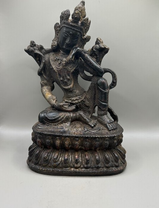 Tara-Statue - Bronze - Tibet - Ende des 20. Jahrhunderts