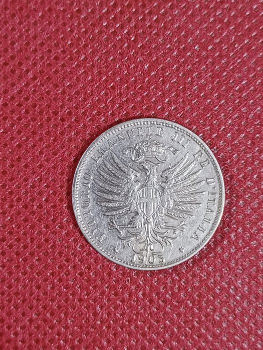 Włochy, Królestwo Włoch. Wiktor Emanuel III (1900-1946). 25 Centesimi 1903 "Coda Lunga"  (Bez ceny minimalnej
)