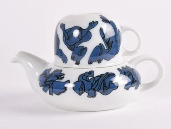 Bing & Grondahl - Martin Hunt + Sten Lykke Madsen - 茶壶 - 陶瓷