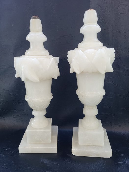 雕塑, Lamps - 40 cm - 雪花石膏