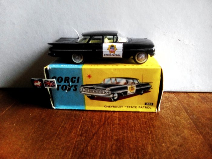 Jucării Corgi  - Mașinuță de jucărie Chevrolet "State Patrol" - 1960-1970 - Marea Britanie