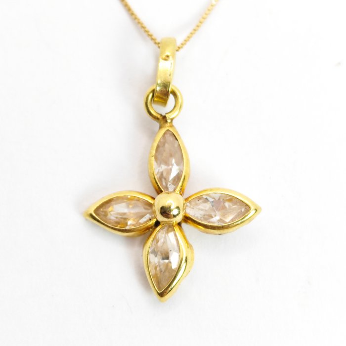 No Reserve Price - NO RESERVE PRICE - Necklace with pendant GOLD 