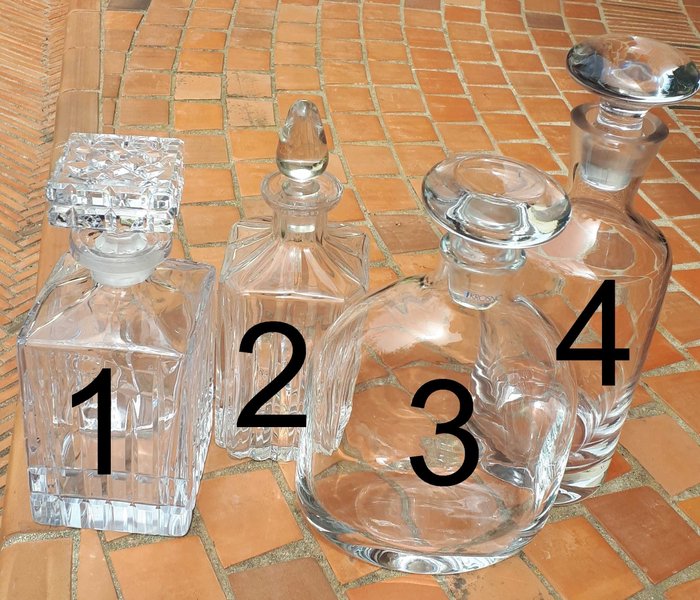 Karaffe (4) - Glas, Kristall