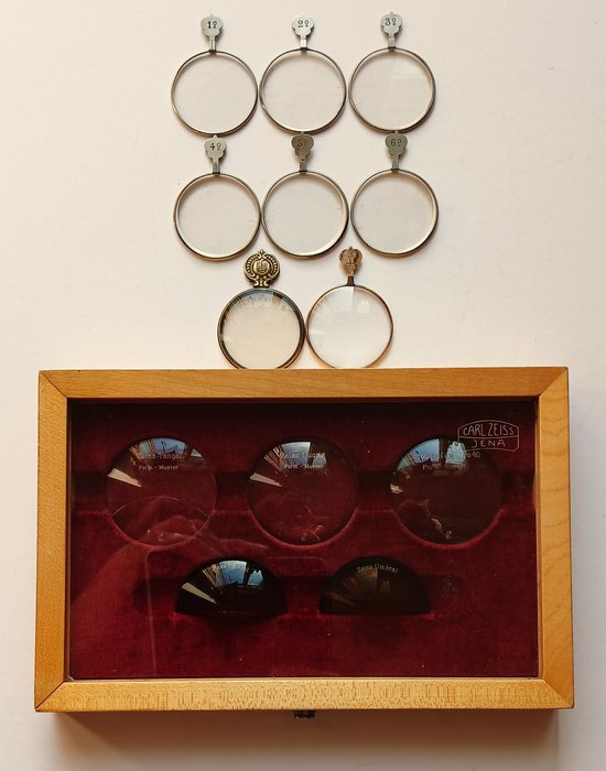 放大鏡 - Trial Lenses - 1900-1910 - 德國 - Zeiss