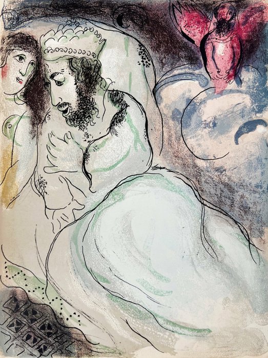 Marc Chagall (1887-1985) - Sarah And Abimelech