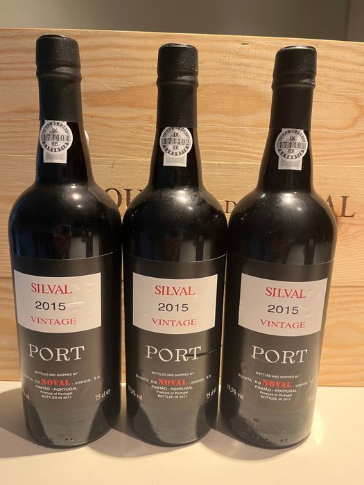 2015 Quinta do Noval Silval - Douro Vintage Port - 3 Bottiglie (0,75 L)