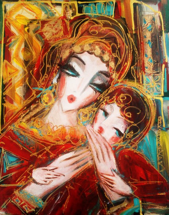 Hrasarkos (1975) - Art Deco  - “Virgin and child”