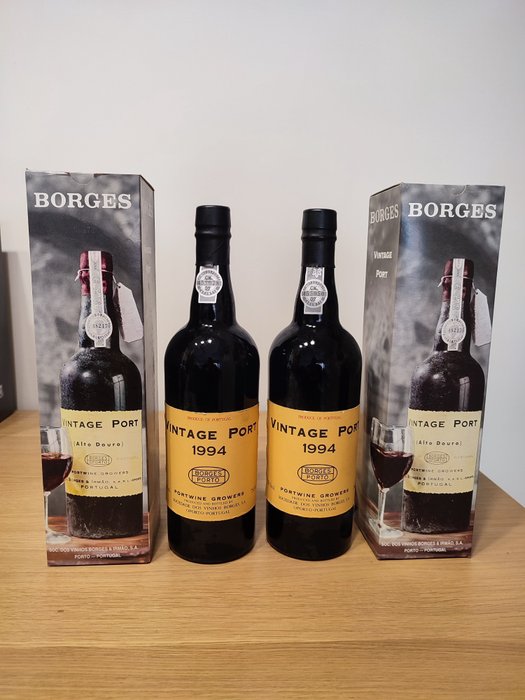 1994 Borges - Douro Vintage Port - 2 Flaska (0,75 l)