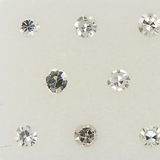 11 pcs Diamanten – 0.37 ct – Enkele snit – NO RESERVE PRICE – F – I – P1, P2, SI1, SI2, I3