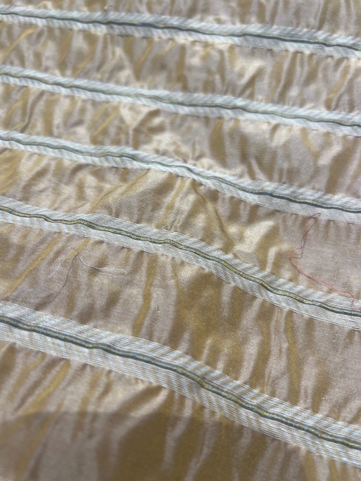 san leucio plisse’ seta 85% 6,60 x 140 - 室內裝潢織物