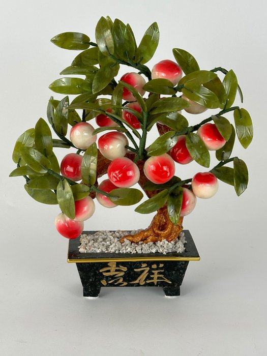 Decoratief ornament (1) - Large peach tree - China