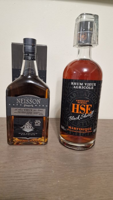 Neisson Vieux 90eme Aniversaire + HSE Black Sheriff - 100 cl, 70 cl - 2 flaschen