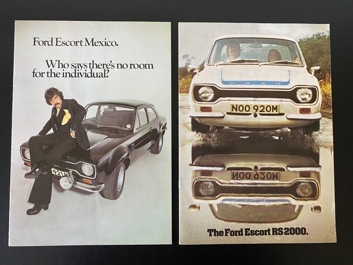 Brochure - Ford - Ford Escort Mexico / RS 2000 - 1955
