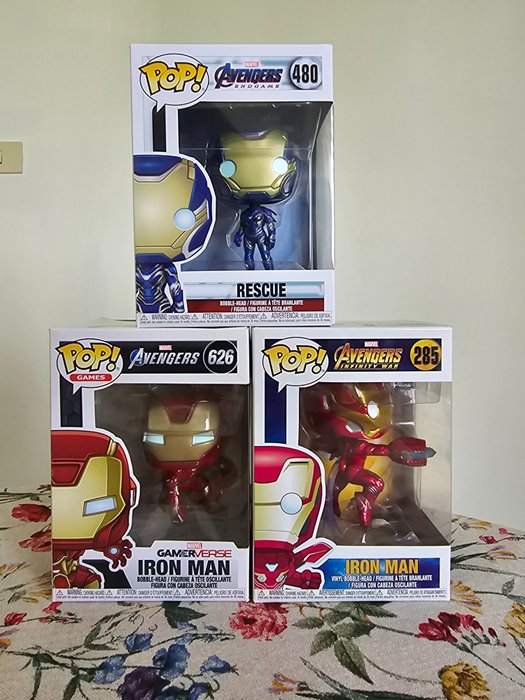 Funko  - Funko Pop Iron Man Collection of 3