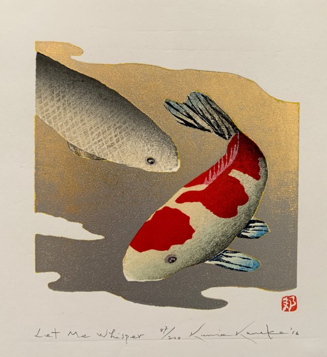 "Let me Whisper" - Hand-signed and numbered by the artist 87/200 - 2016 - Kunio Kaneko (b 1949) - Japan  (Ohne Mindestpreis)