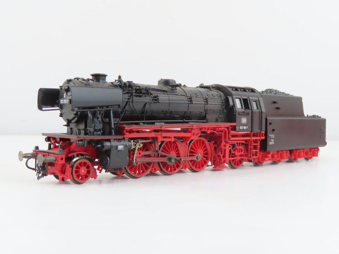Roco H0 - 69223 - Damplokomotiv med tilhengervogn (1) - BR 23 Digital - DB