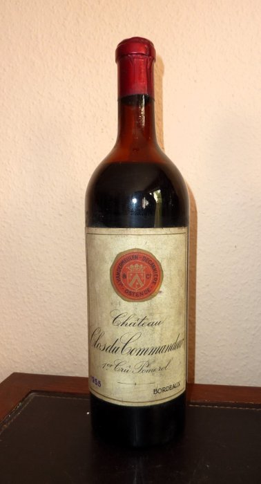 1955 Chateau Clos du Commandeur (Vandermeulen) - 波美侯 - 1 Bottle (0.75L)