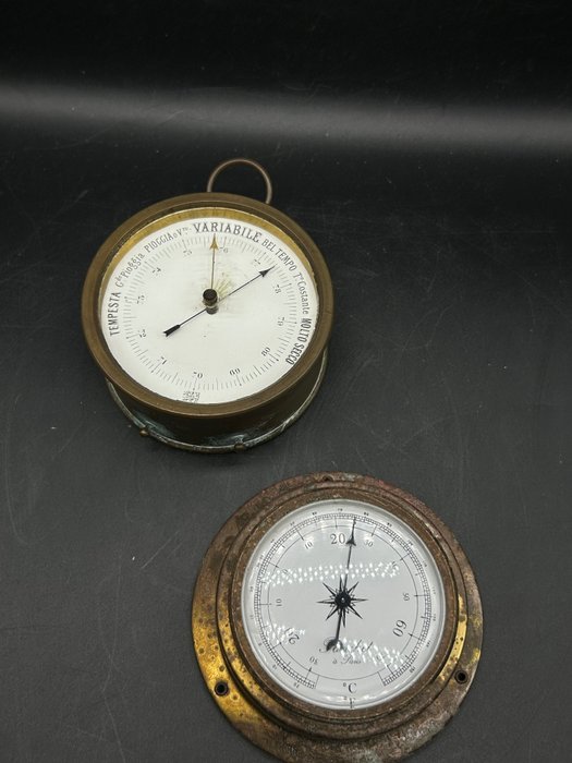 Barometer (2) - Eisen (Gusseisen/ Schmiedeeisen)