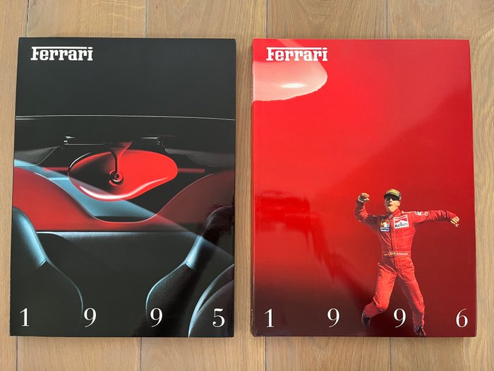 Ferrari SpA - Ferrari Yearbook 1995 (No. 1022/95), Ferrari Yearbook 1996 (No. 1138/96) - 1995-1996