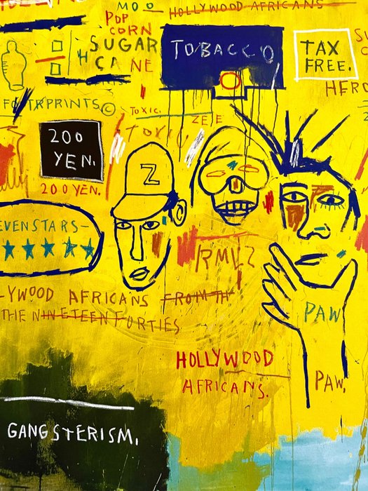 Jean Michel Basquiat (after) - Hollywood Africans (1983) - 2010‹erne