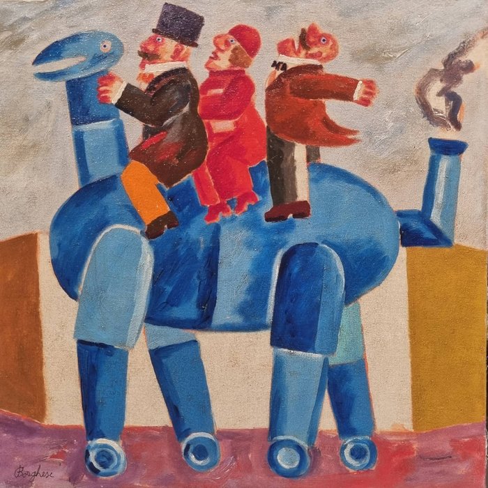 Franz Borghese (1941-2005) - Il Cavallo meccanico