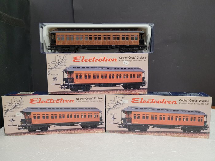 Electrotren H0 - 500K /5065K - 模型客運火車套裝 (4) - 4輛客車 - RENFE