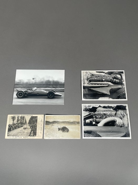 Mieszana seria 5 zdjęć samochodów - Alfa Romeo, Lola, usw