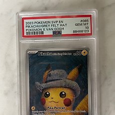 Pokémon – 1 Graded card – Pikachu With Grey Felt Hat x Van Gogh – PSA 10