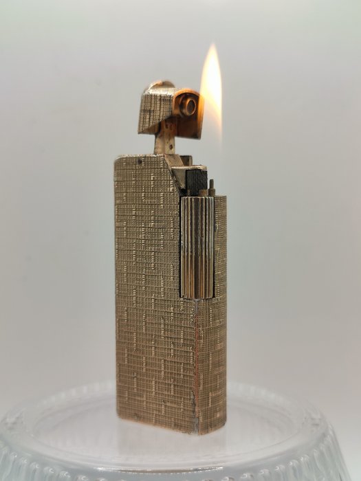Dunhill - Aldunil Argent Massif - Pocket lighter - Gold-plated, Silver