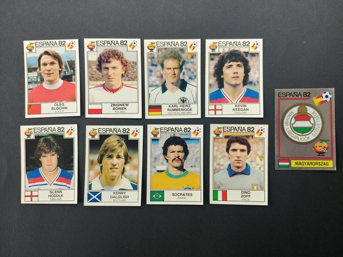 Panini - World Cup Espana 1982 - Top Player/Scudetto - 9 Loose stickers