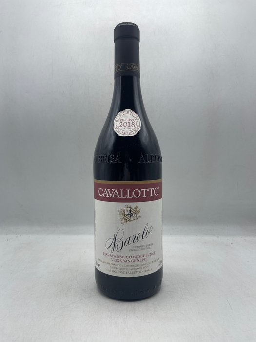 2018 Cavallotto Bricco Boschis Vigna San Giuseppe - Barolo Riserva - 1 Bottle (0.75L)
