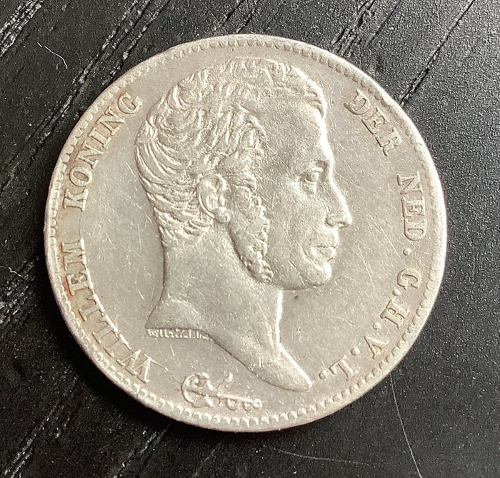 Nederland. Willem I (1813-1840). 1/2 Gulden 1819  (Ingen reservasjonspris)