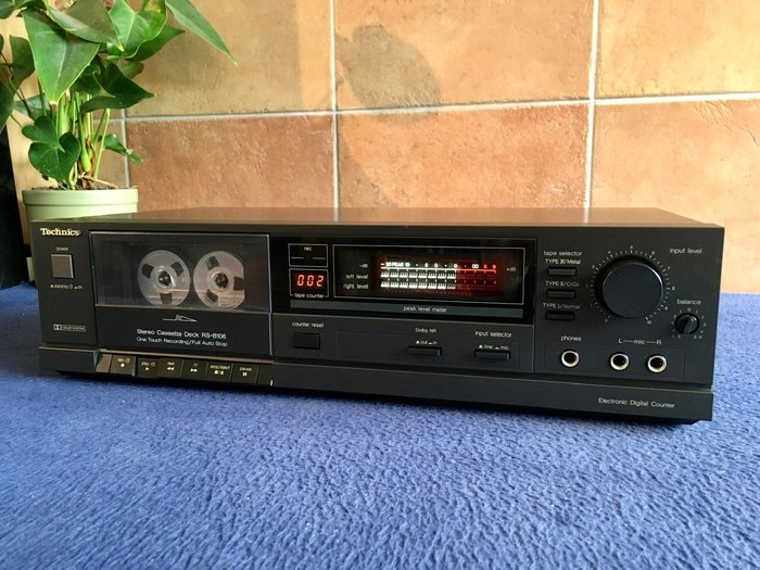 Technics - RS-B106 - Leitor gravador de cassetes