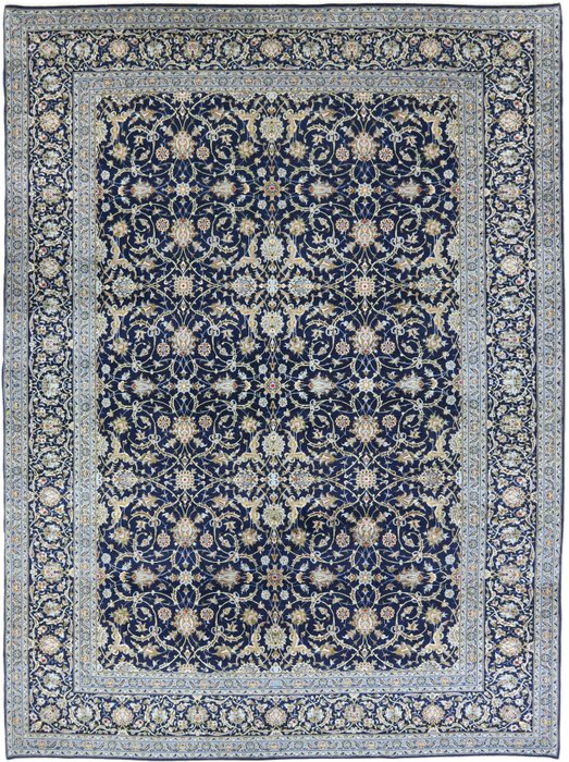 Kashan Tavalaee - 簽名 - 舊 - 小地毯 - 412 cm - 306 cm