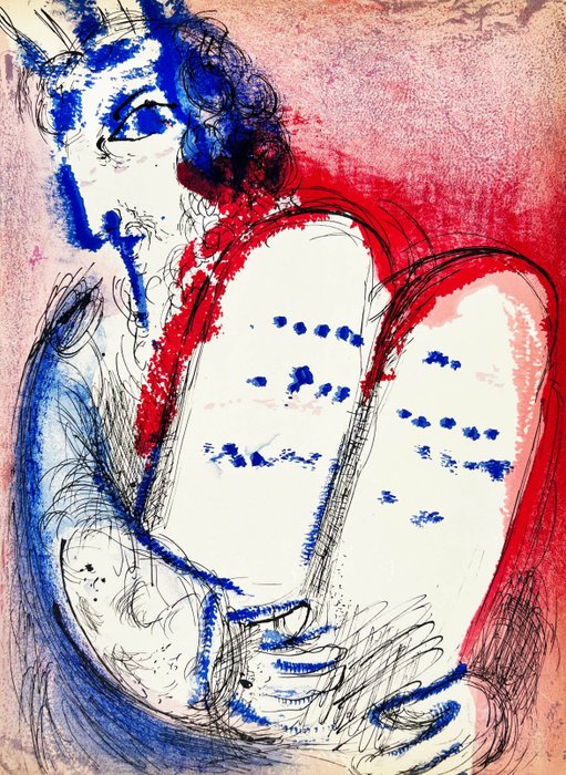 Marc Chagall (1887-1985) - Moses III