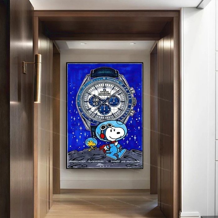 Omega - Speedmaster Snoopy - Art Work - No Frame - 50 x 70cm
