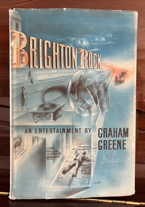 Graham Greene - Brighton Rock, First American Edition, First Printing, VG+ - 1938