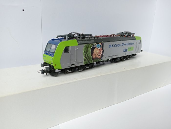 Roco H0 - 62498 - Elektrisk lokomotiv (1) - BR 485 003-8, "These Alpinists - Gli Alpinisti" - BLS Cargo