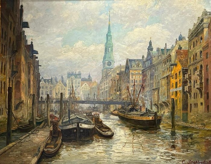 C.Strahlendorf (XIX-XX) - Hafen von Hamburg