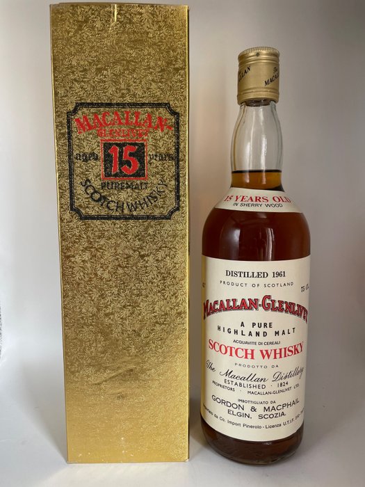 Macallan-Glenlivet 1961 15 years old - Gordon & MacPhail  - 75cl