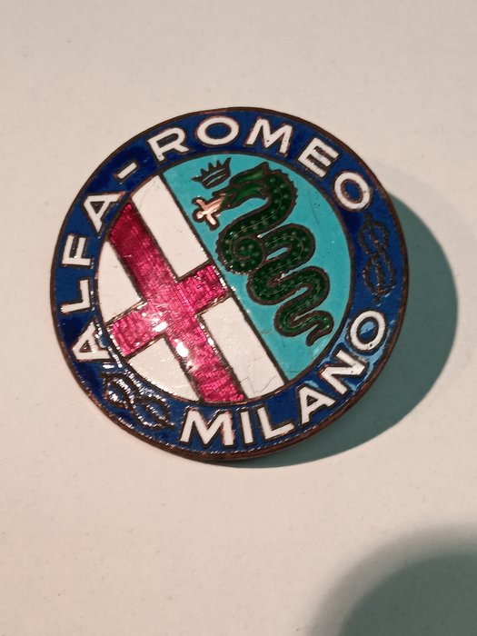 Bouchon de radiateur - Alfa Romeo - Stemma con i nodi Sabaudi