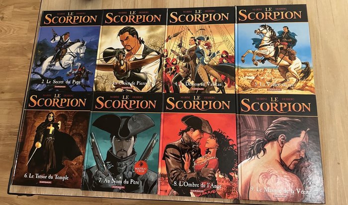 Le Scorpion T2 à T9 - 8x C - 8 Album - Eerste druk - 2001/2010