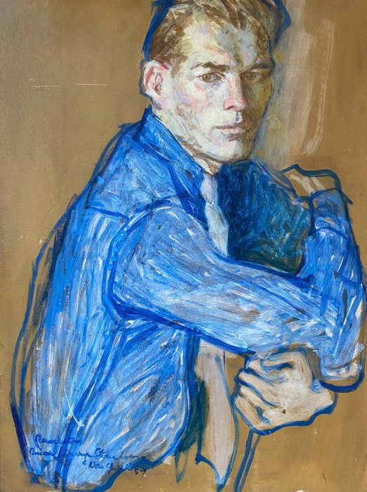 Brian Julian Stonehouse (1918-1998) - Portrait à New York