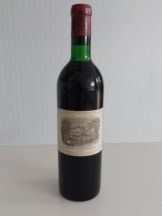 1972 Chateau Lafite Rothschild - 波雅克 1er Grand Cru Classé - 1 瓶子（0.73L）