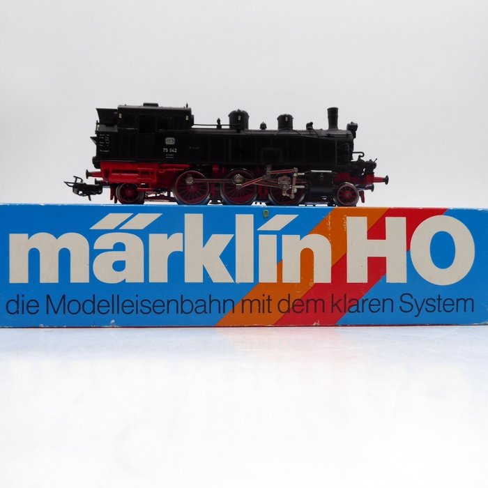 Märklin/Hamo H0 - 8313 - 蒸汽火車 (1) - BR 75 042 - DB