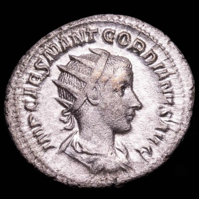 罗马帝国. 戈尔迪安三世（公元238-244）. Antoninianus Minted in Antioch. AEQVITAS AVG  (没有保留价)