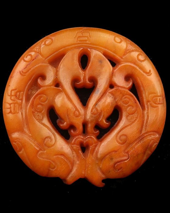 Amulet - Dubbele Phoenix - Belichaming van eeuwige kracht - Beschermt tegen het kwaad - Amulet