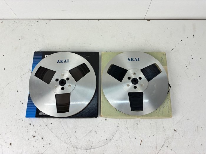 Akai - 18 CM Metal Reels - 磁帶捲盤 - 1970