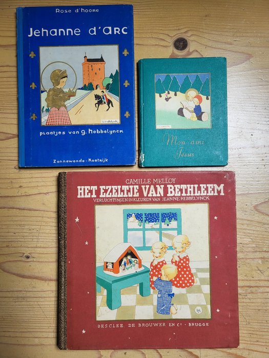 Jeanne Hebbelynck [ills.] - Lot met 3 geïllustreerde uitgaven - 1936-1953