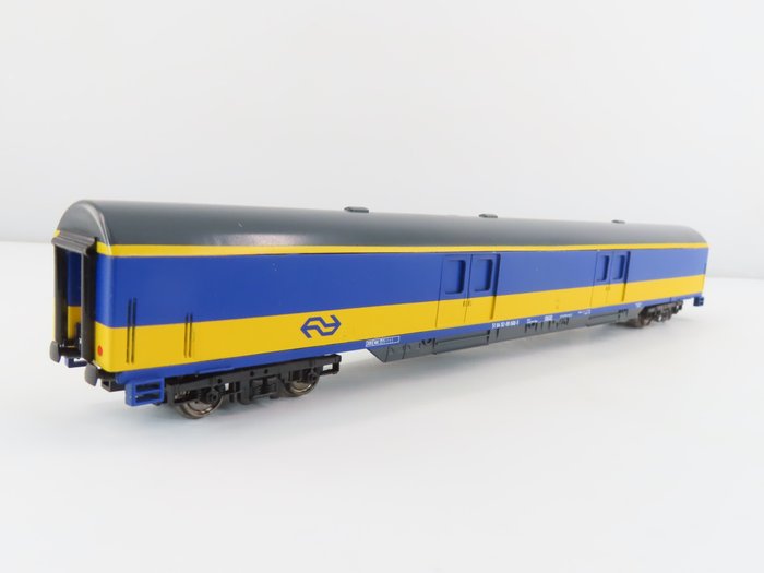 Sachsenmodelle H0 - 74633 - Machetă tren transport călători (1) - Vagon de cuplare/Vagon de bagaje/Vagon de franare tip Dm - NS